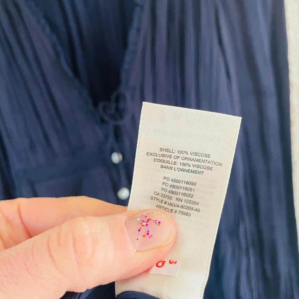 Wilfred Navy Blue Midi Dress - Picture 13 of 16